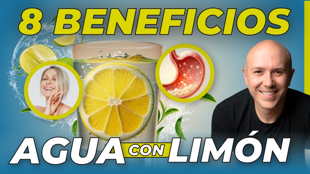 agua con limon para hidratar