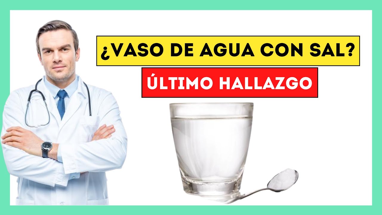 agua con sal para vomitar