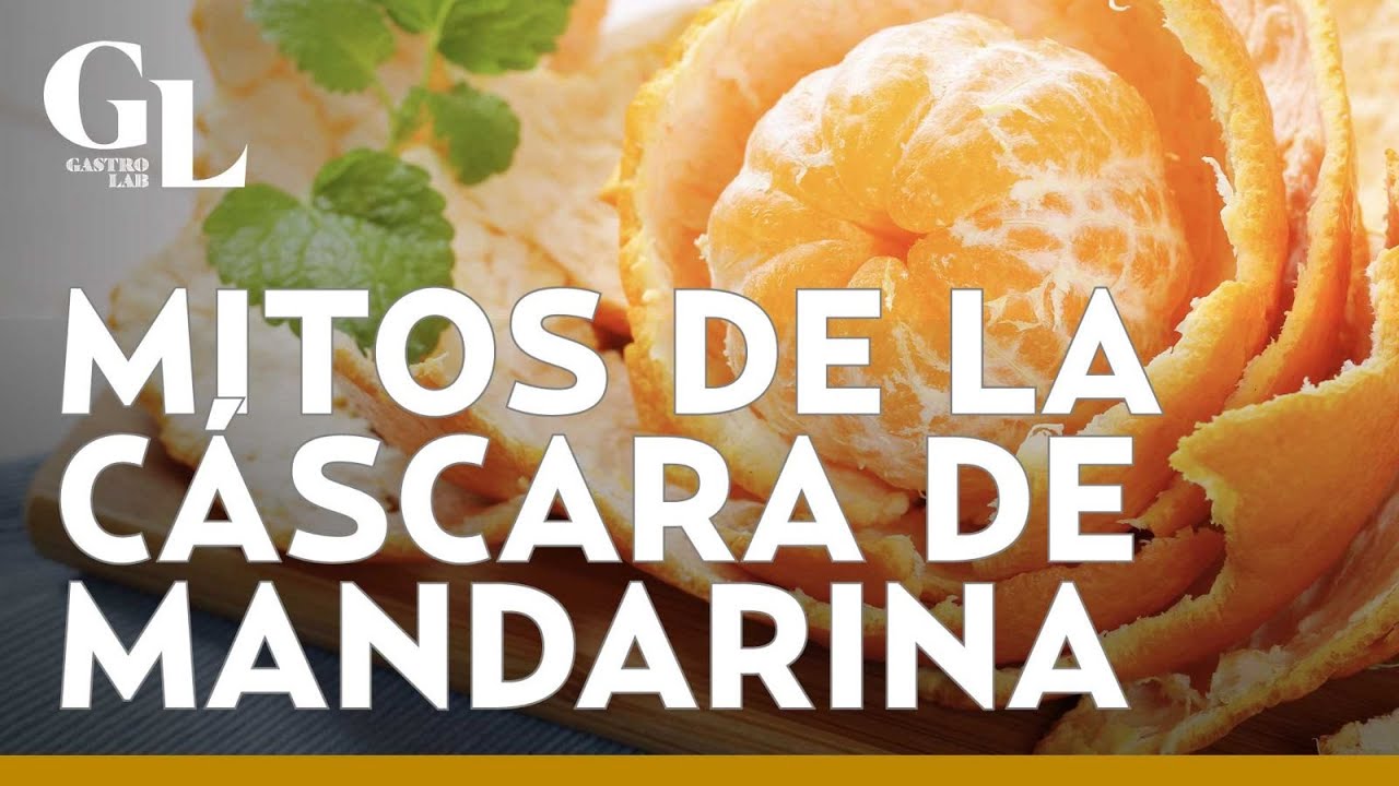 agua de cáscara de mandarina