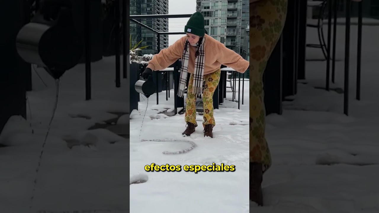 agua se congela al instante
