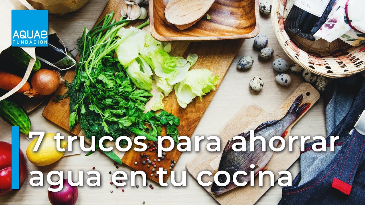 ahorrar agua en la cocina