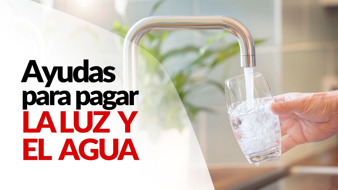 ayuda para pagar el agua