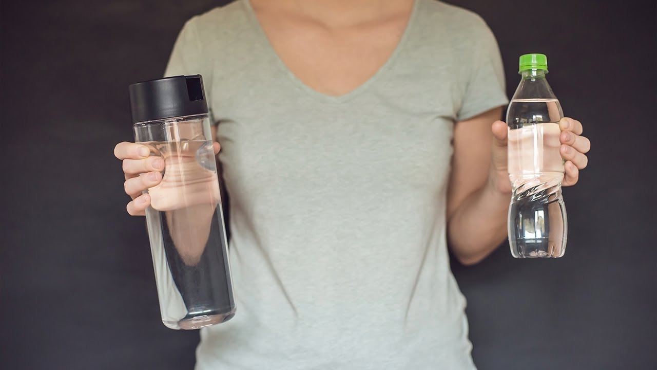 botellas de vidrio para agua