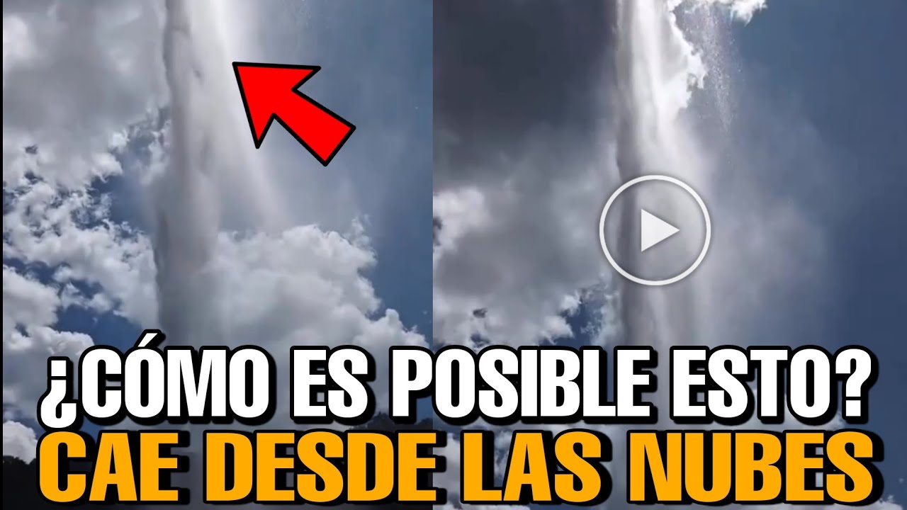 cae agua de las nubes