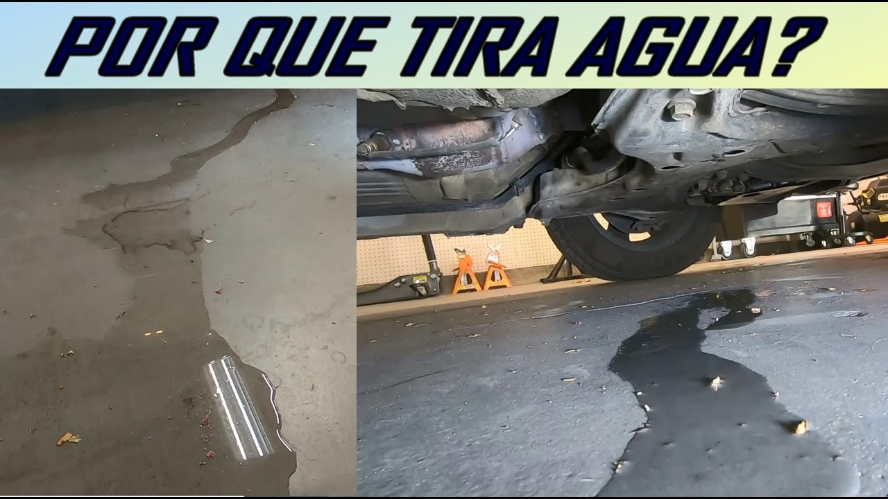 carro tira agua por abajo