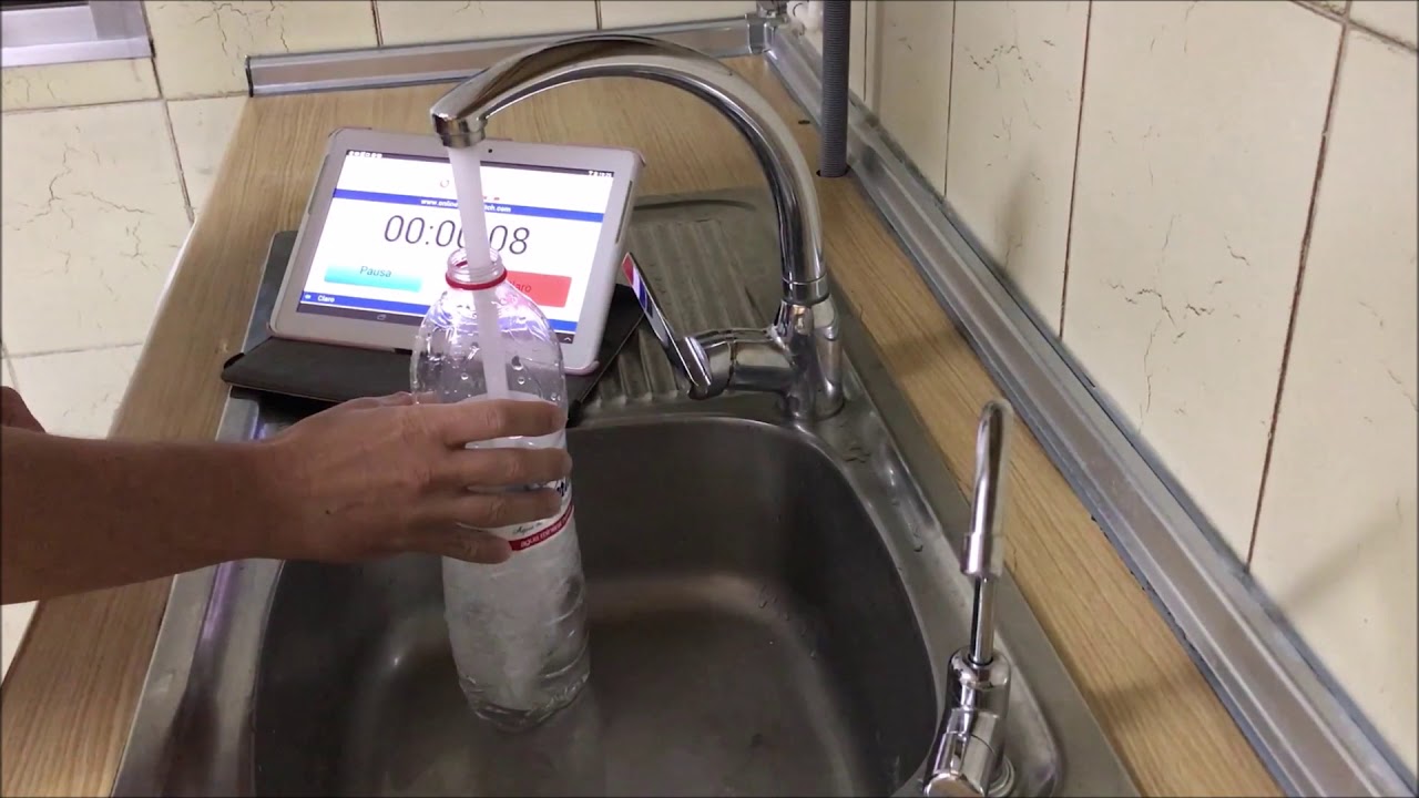 caudal de agua de una casa