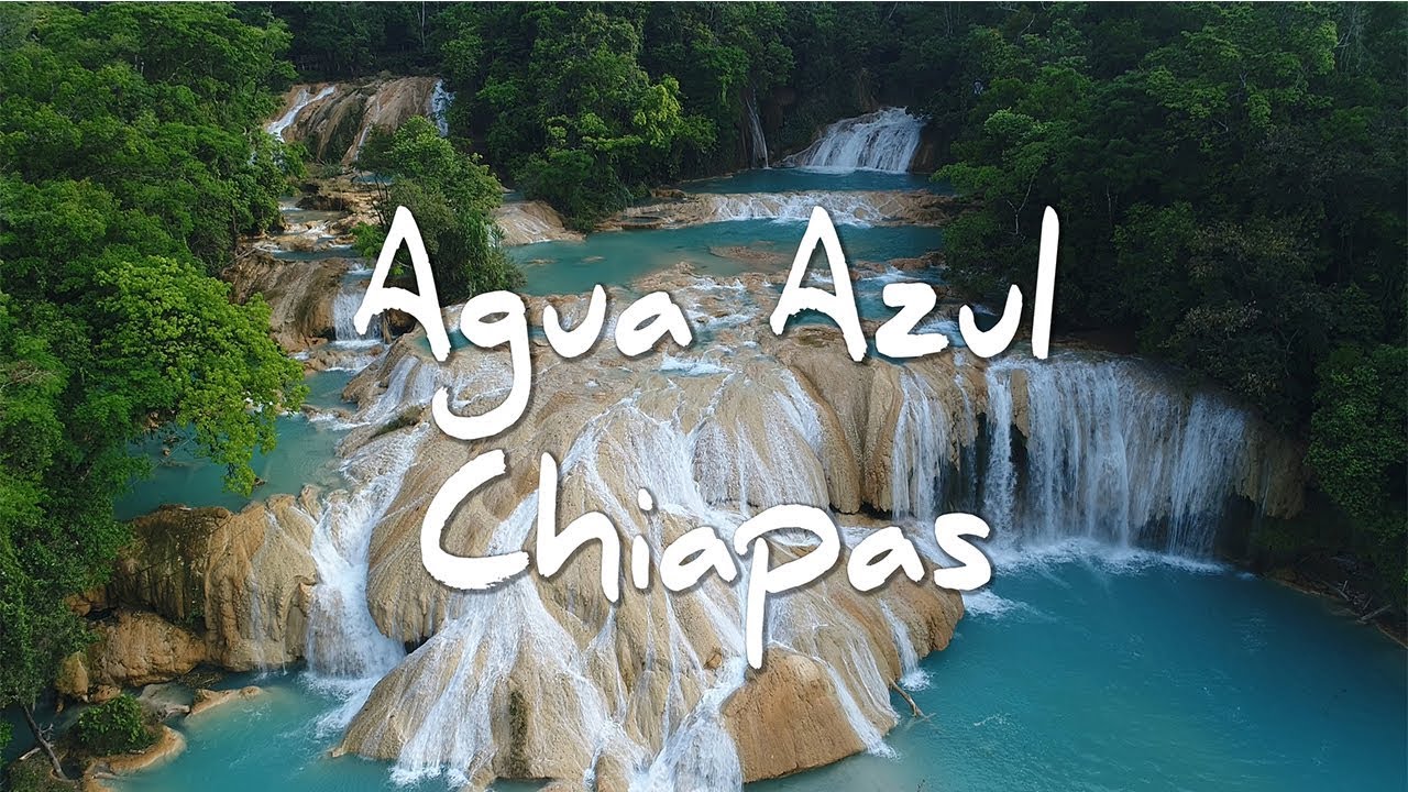 clima cascadas de agua azul