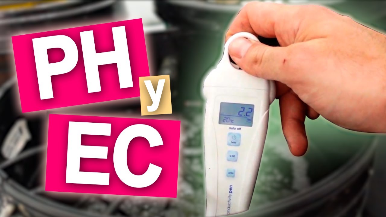 como bajar ec del agua