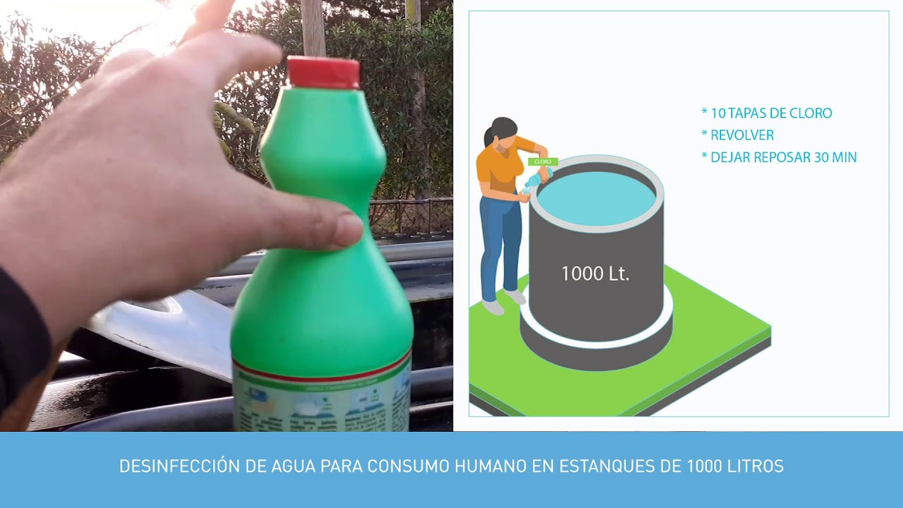 como se clora el agua