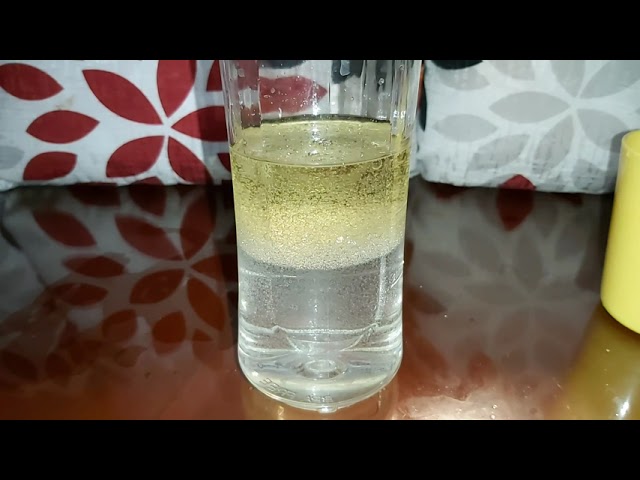 como separar agua y aceite