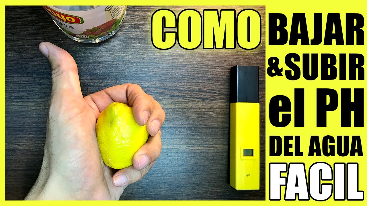 como subir ph agua de riego