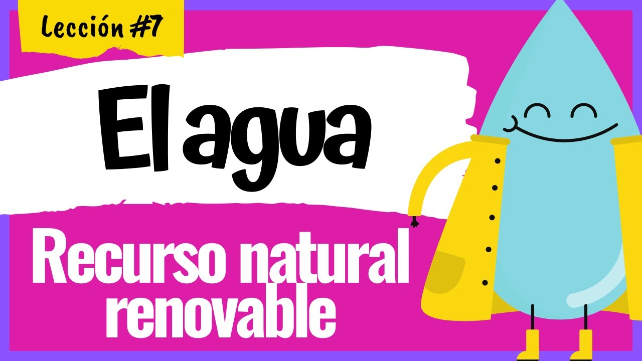 el agua es no renovable