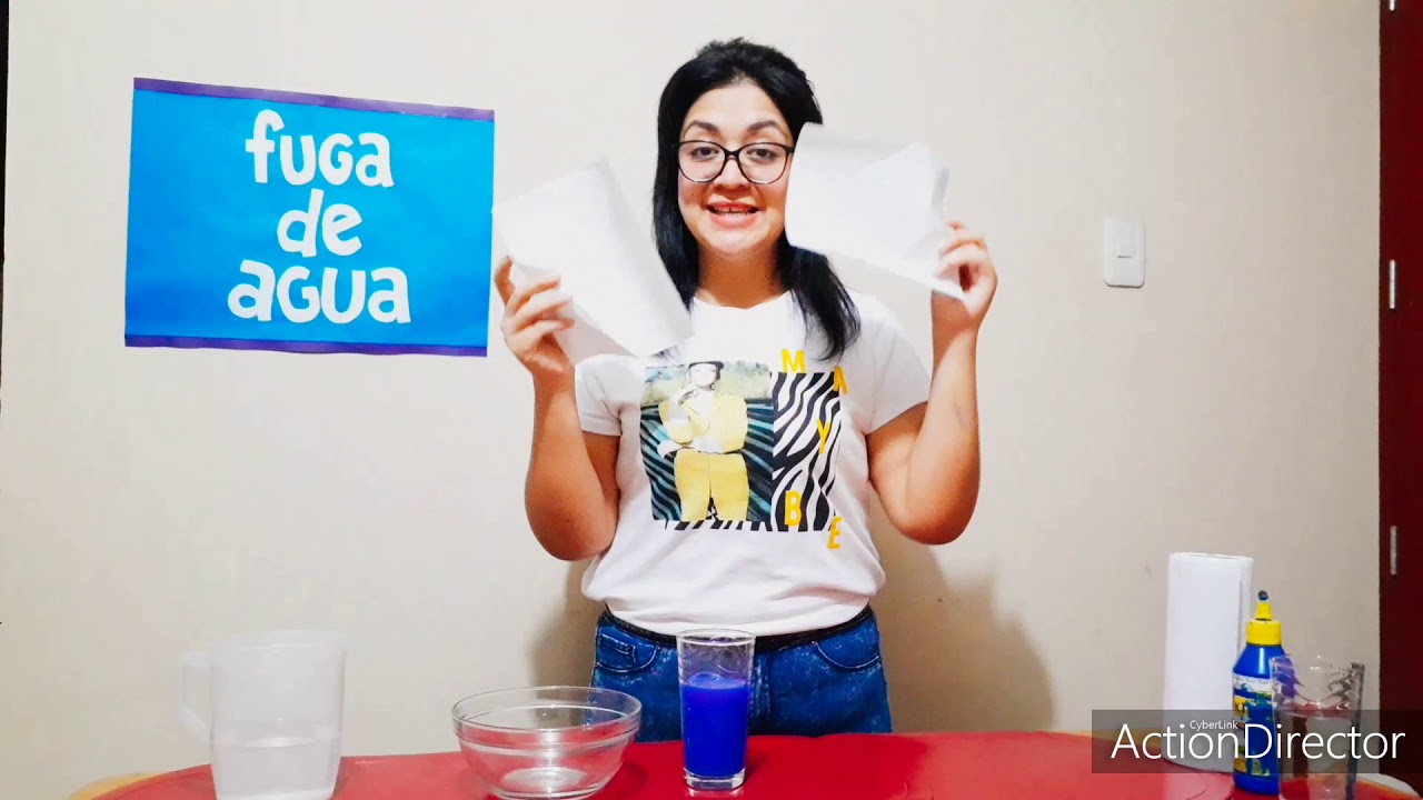 experimento la fuga de agua