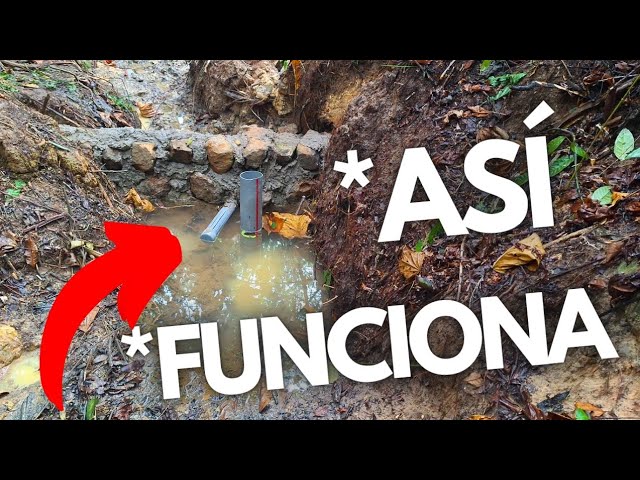 extraer el agua de un dique