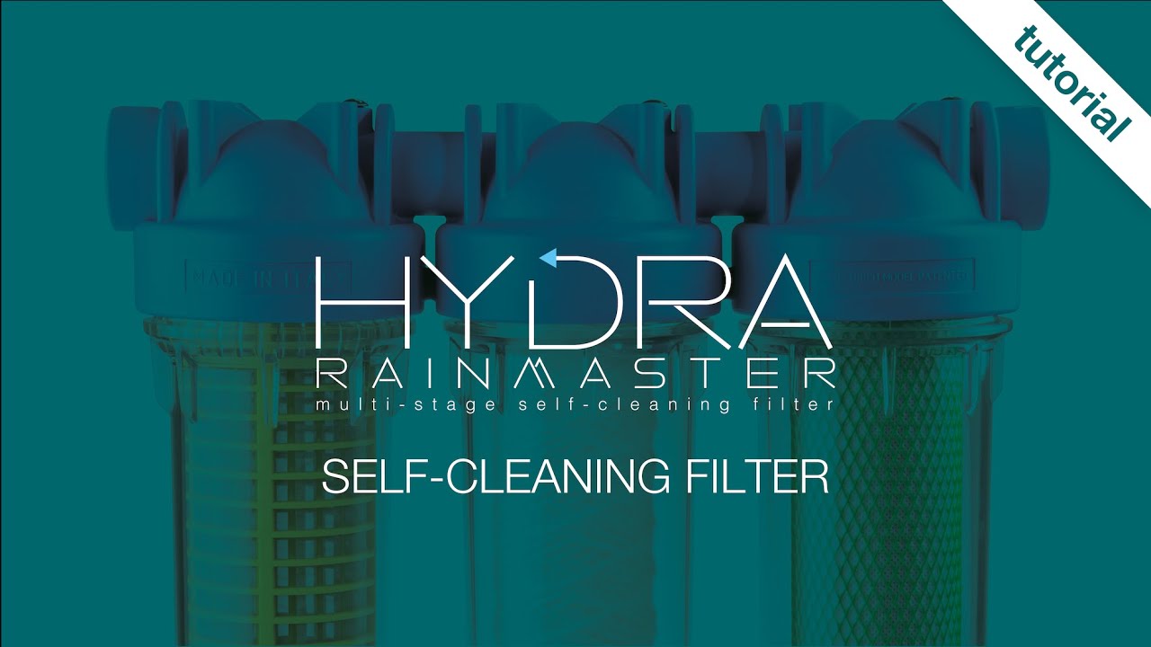 filtrador de agua de lluvia