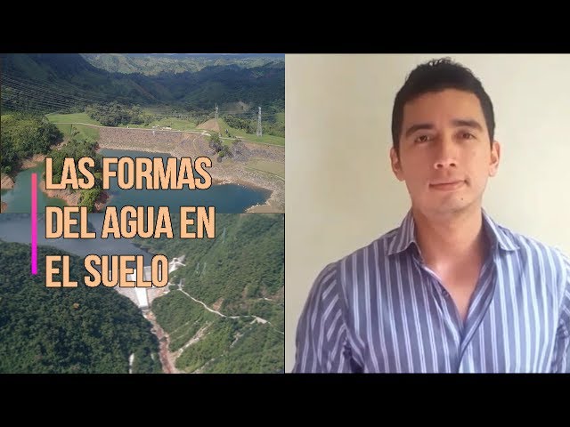 formas del agua en el suelo