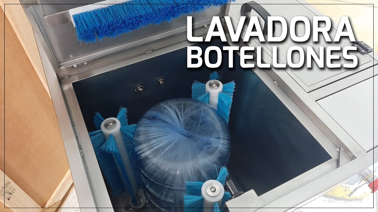 lavadora de bidones de agua