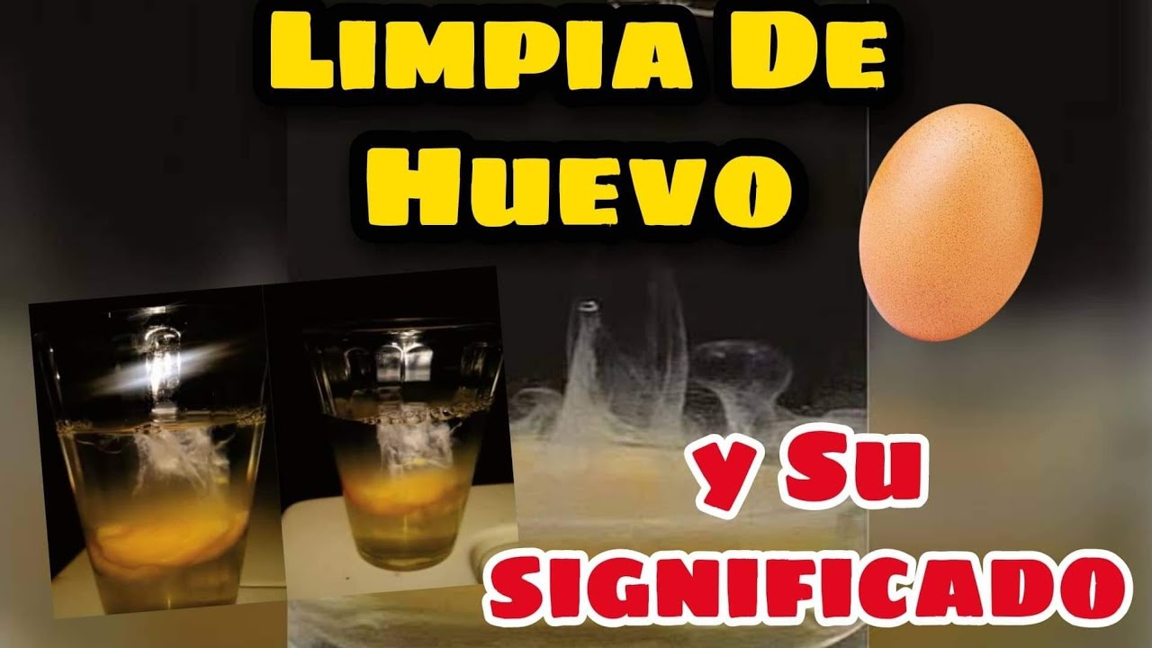 limpia de huevo agua turbia
