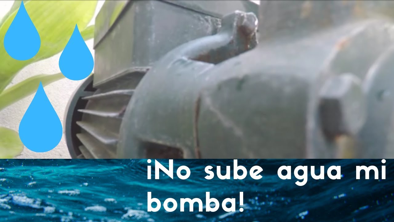 motor de agua no sube agua