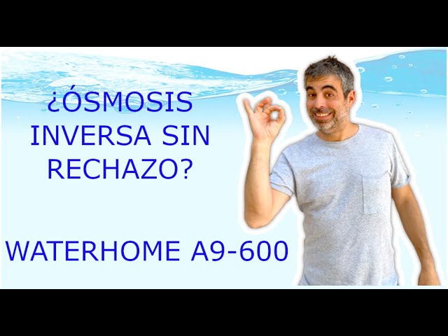 osmosis sin rechazo de agua