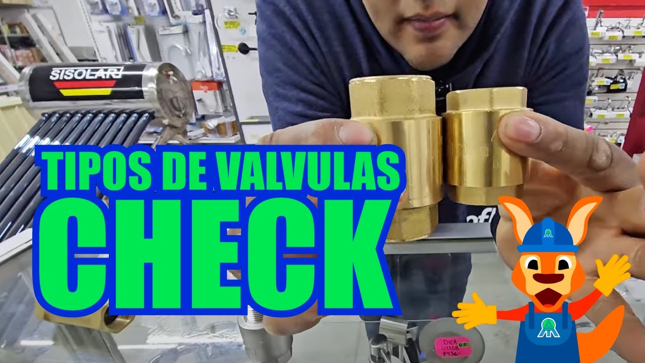 tipos de valvula de agua