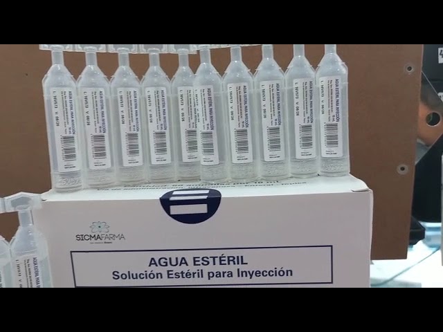 agua estéril para uso inyectable
