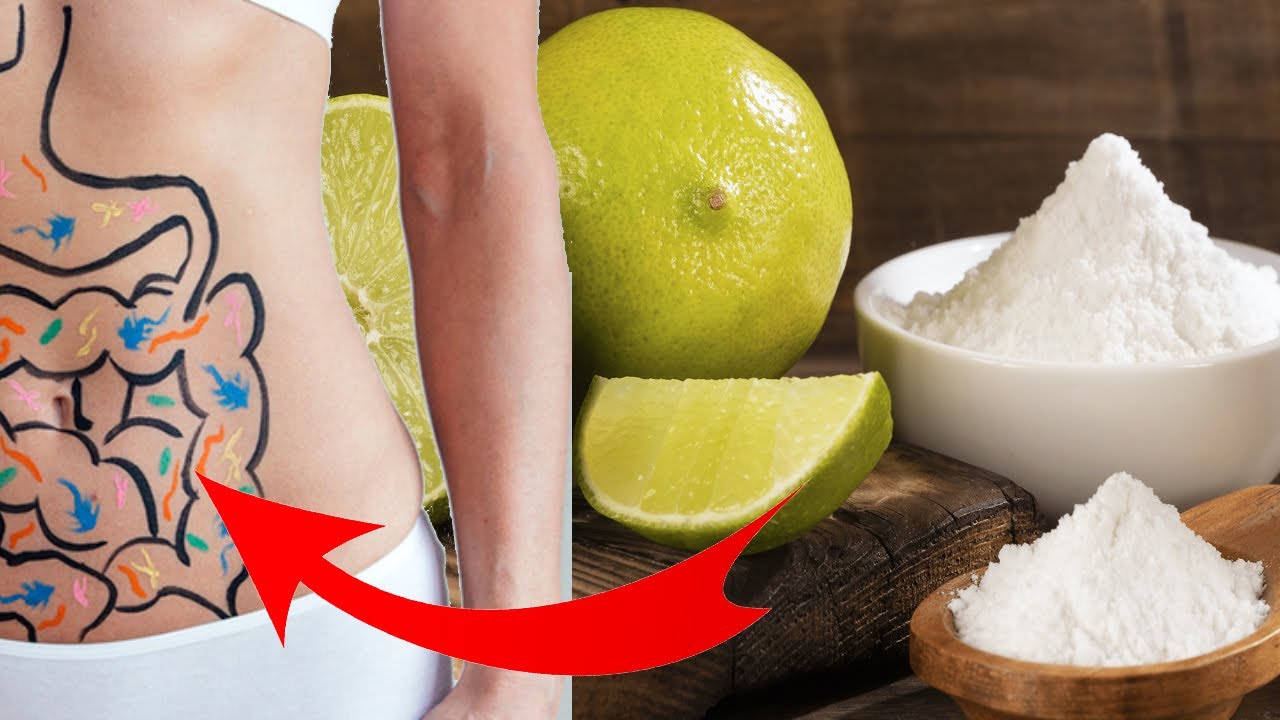 agua mineral limon y bicarbonato