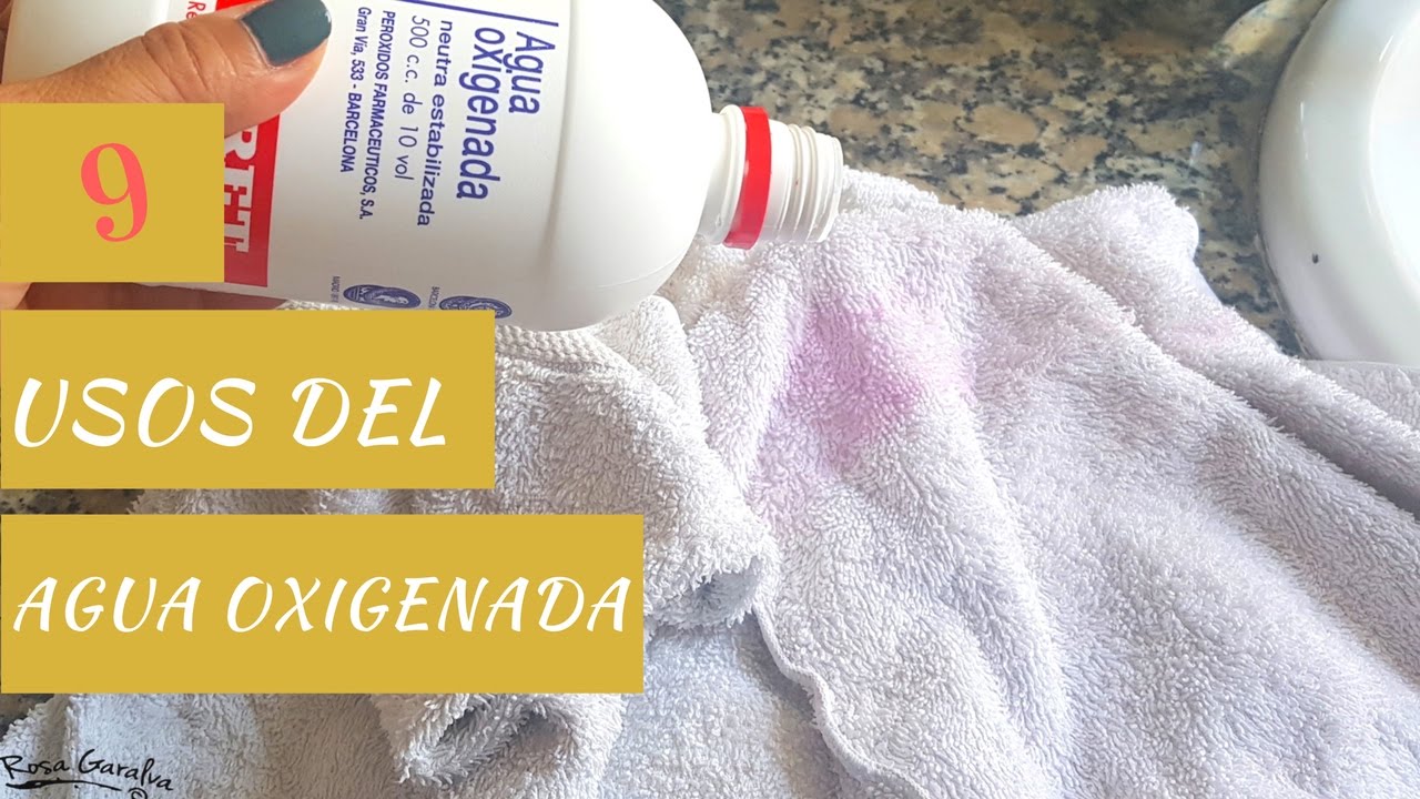 agua oxigenada para lavar ropa