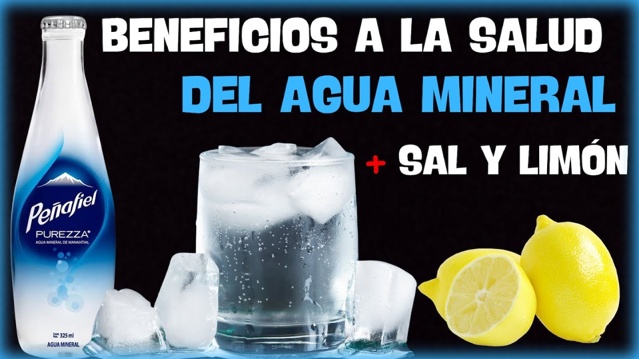 bebida agua mineral limon y sal