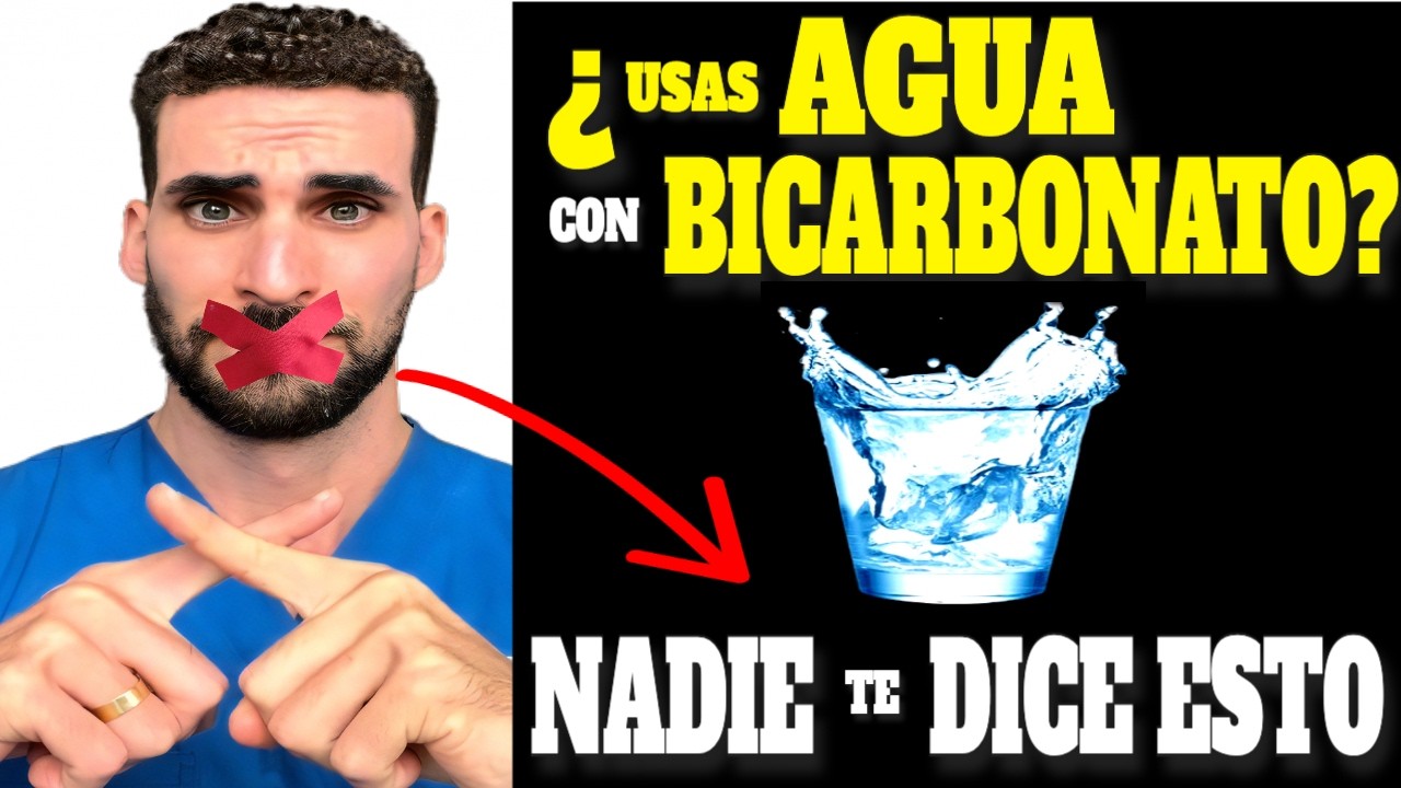 bicarbonato de sodio con agua
