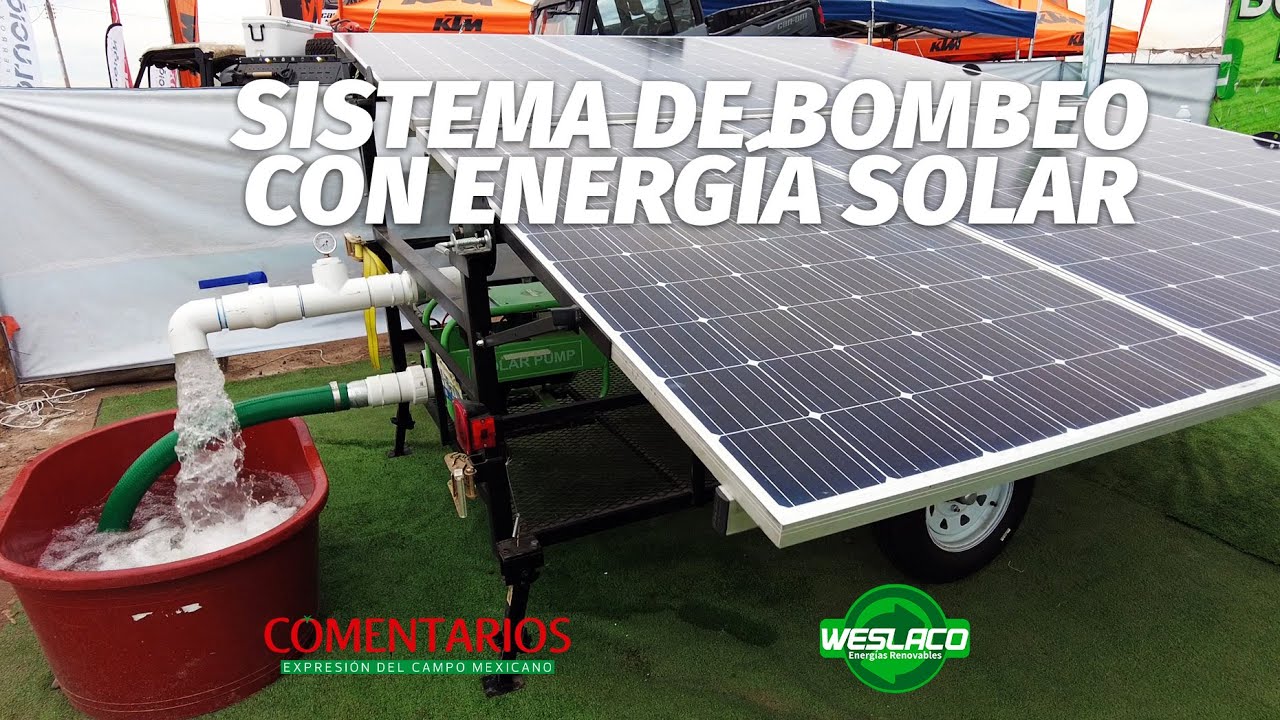 bombeo de agua por energia solar