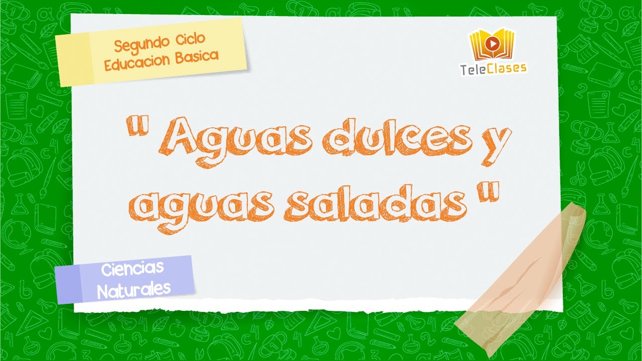 cantidad de agua salada y dulce