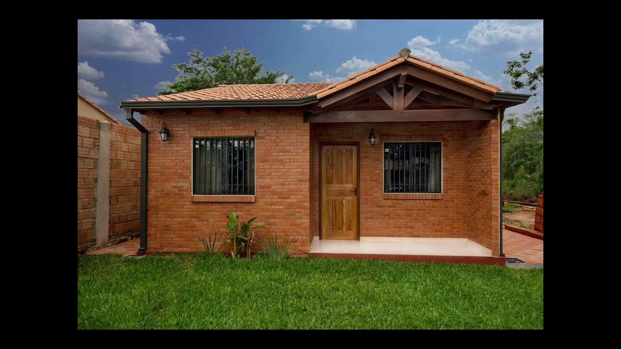 casas de dos aguas de ladrillo