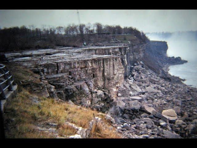 cataratas del niagara sin agua