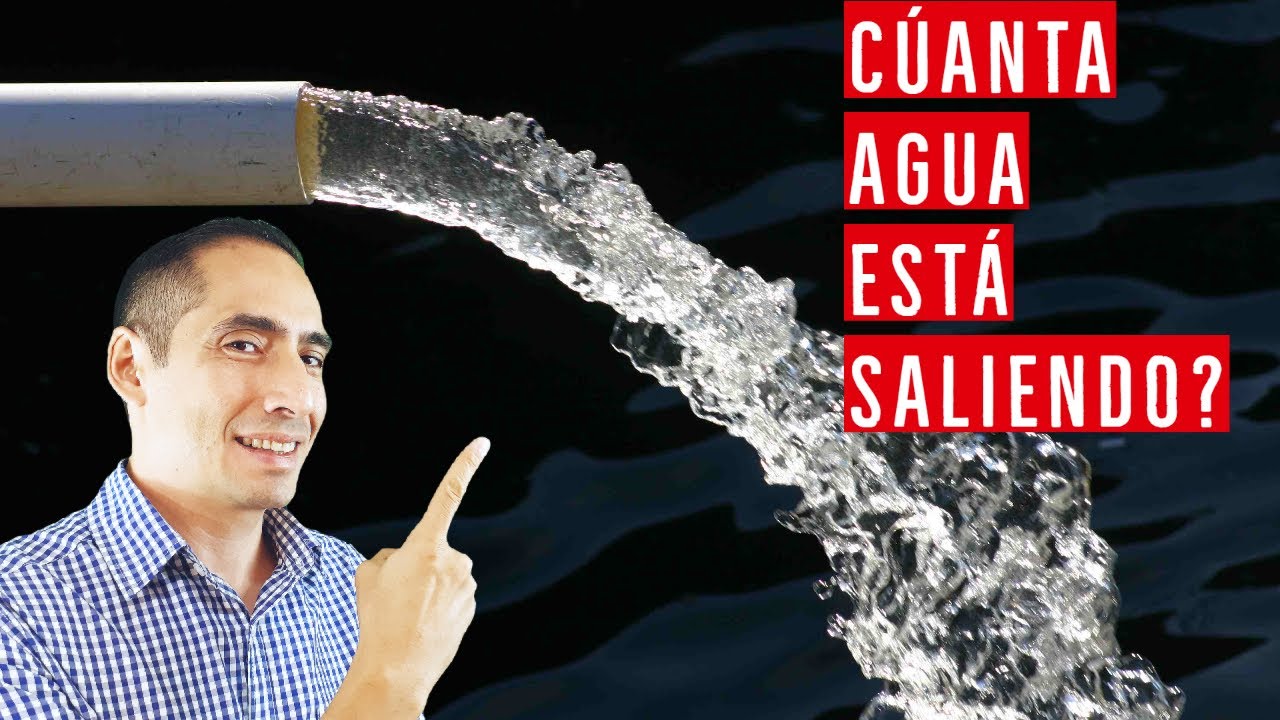 caudal de agua para una vivienda