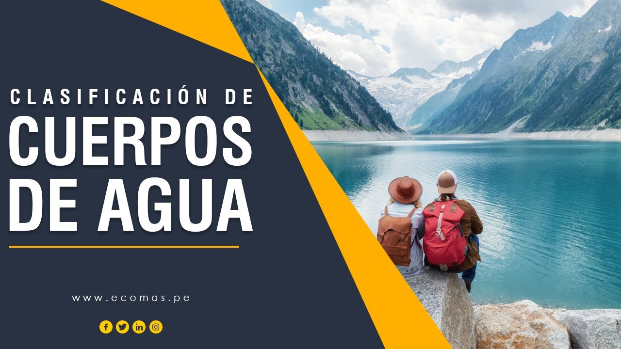 clasificacion de cuerpos de agua