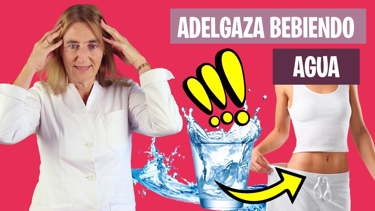 como bajar de peso bebiendo agua