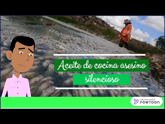 como contamina el aceite al agua
