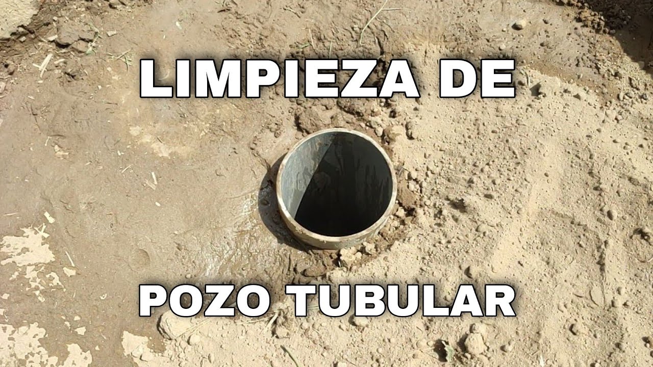 como desarenar un pozo de agua