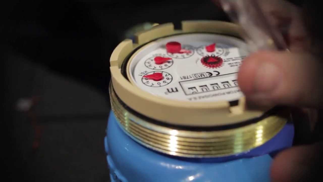 como desarmar un medidor de agua