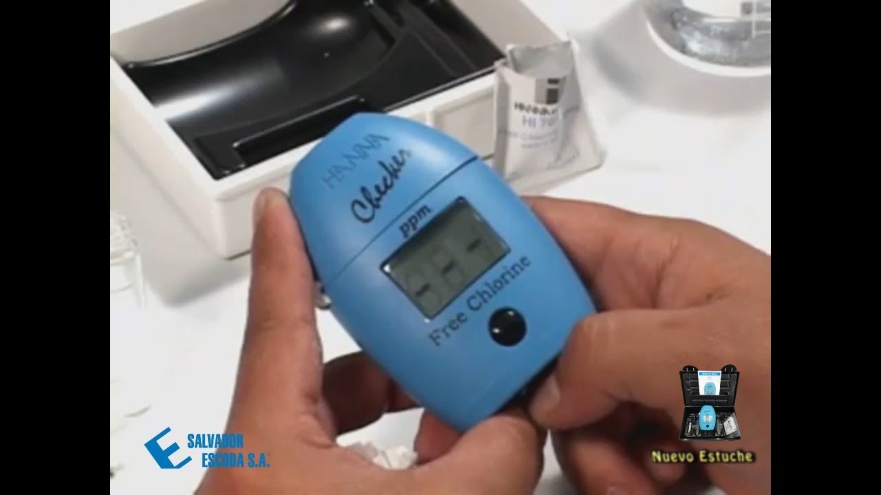 como detectar cloro en el agua