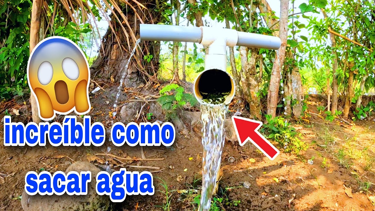como extraer agua de la tierra