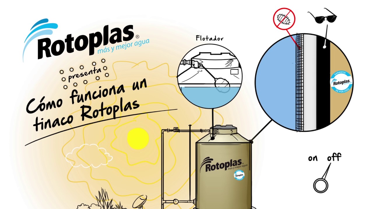 como funciona un tinaco de agua
