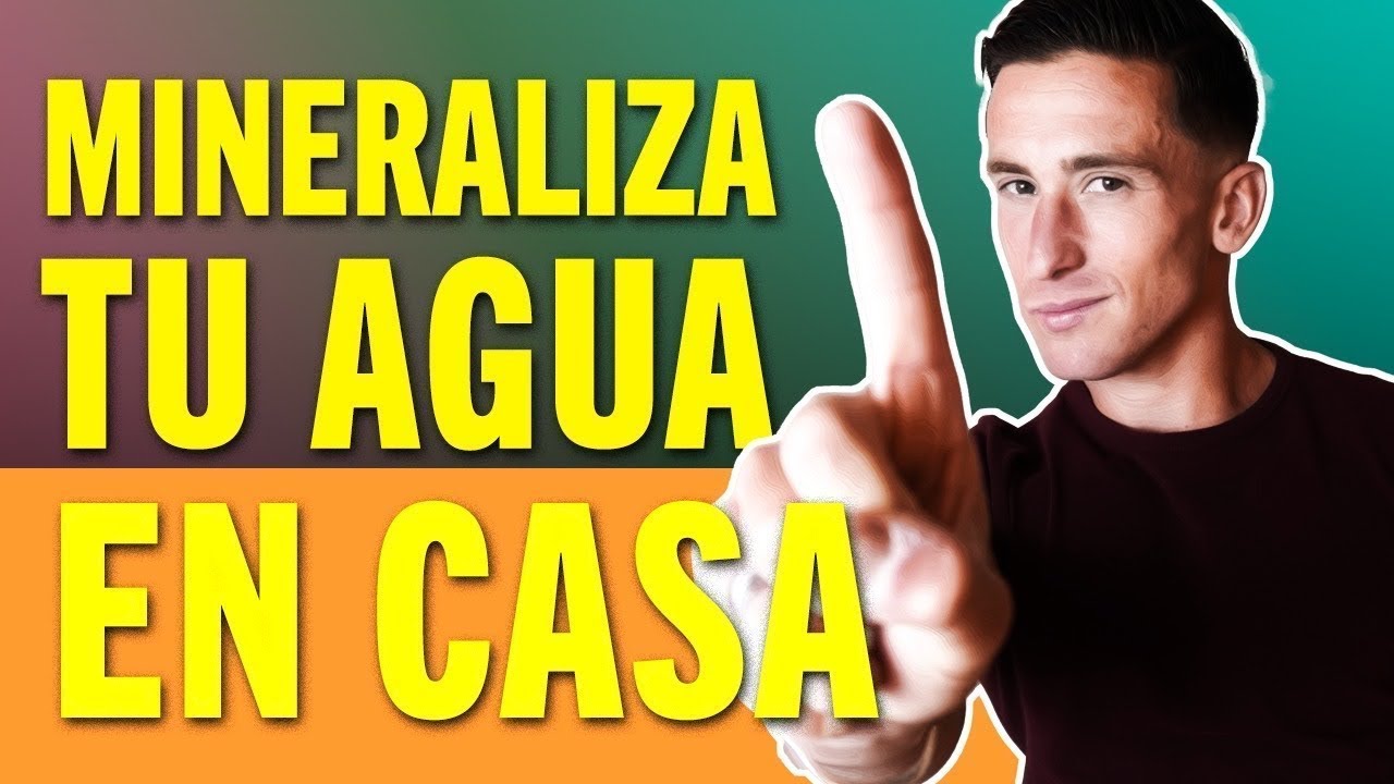 como mineralizar el agua potable