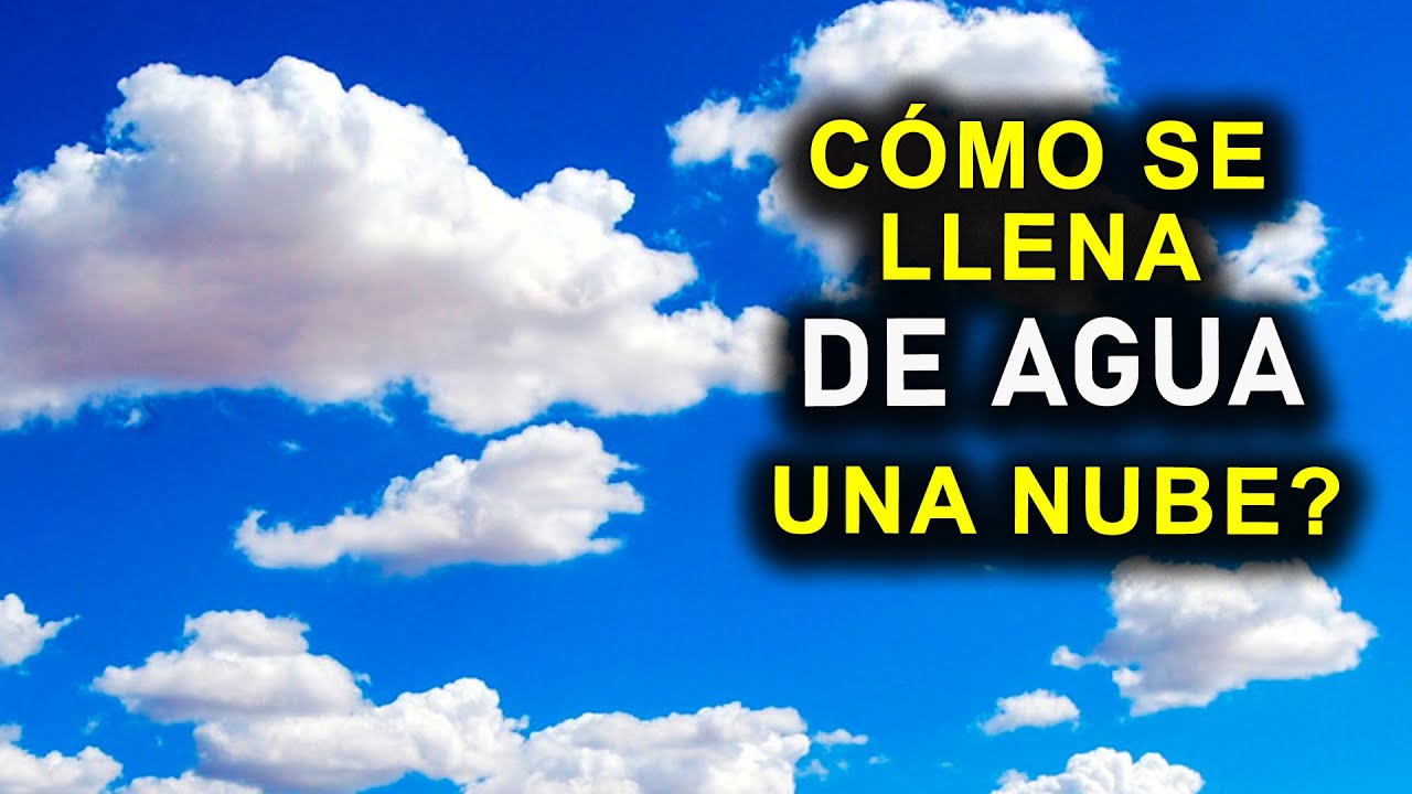 como se cargan las nubes de agua