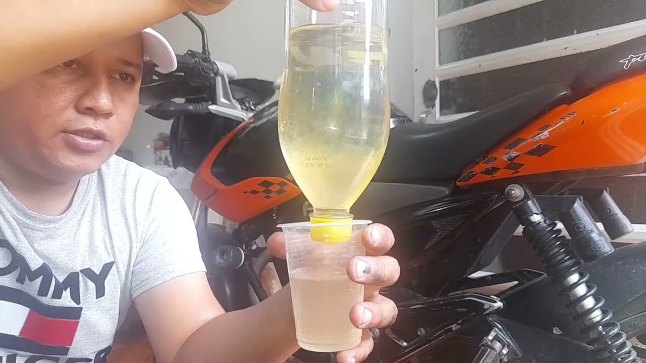 como separar agua y gasolina