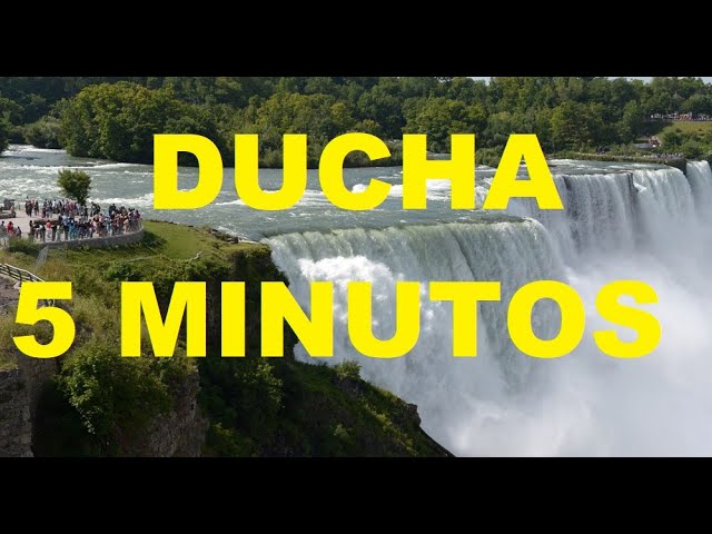 consumo agua ducha 5 minutos
