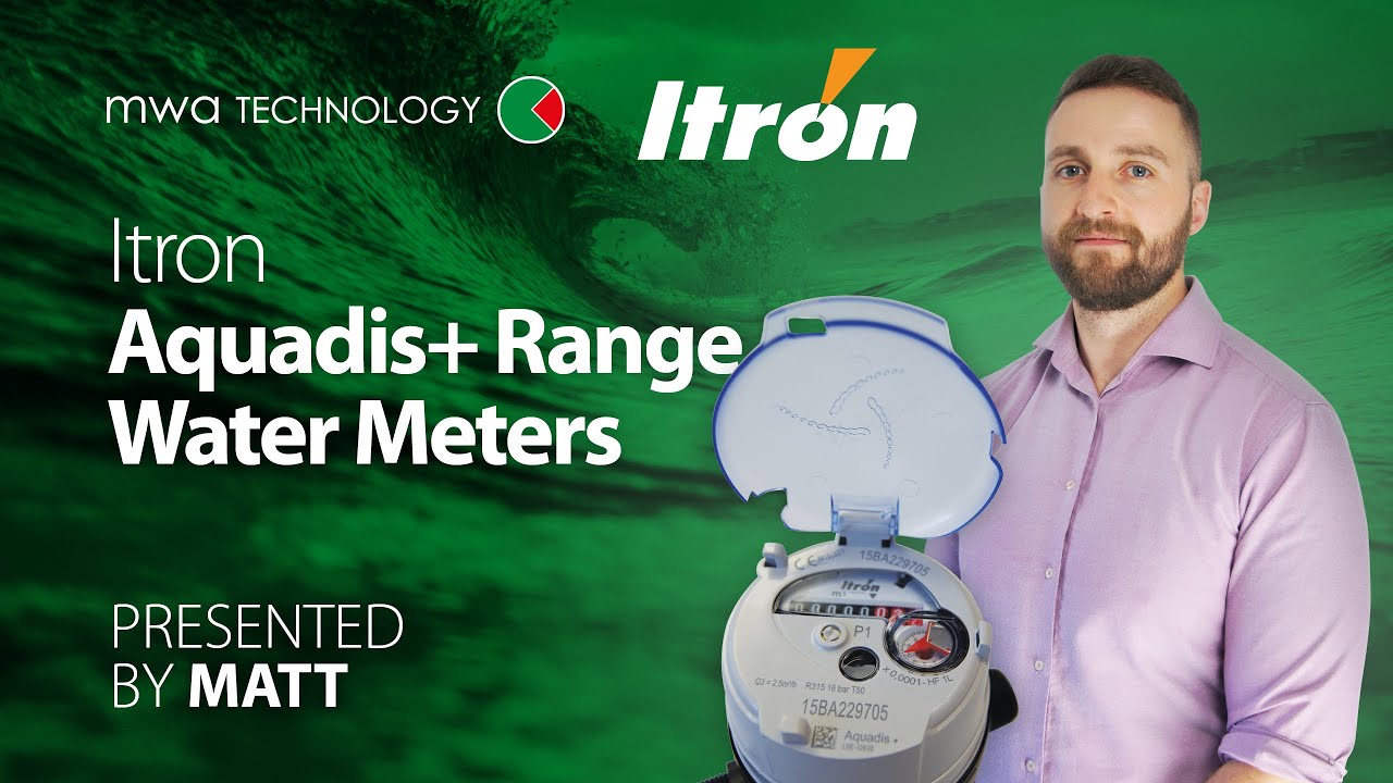 contador de agua itron aquadis