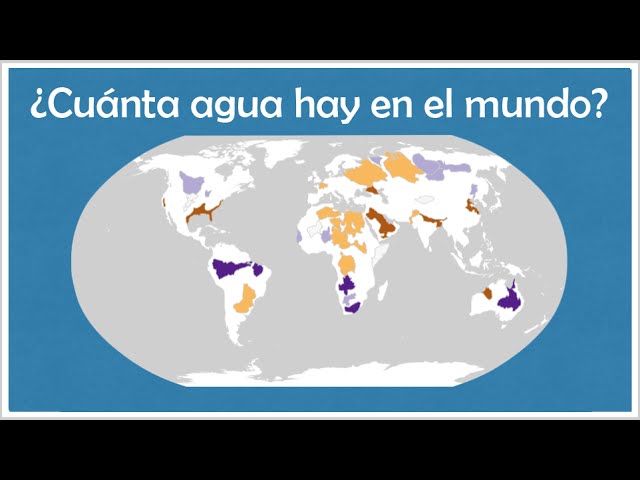 cuanta agua hay en el planeta