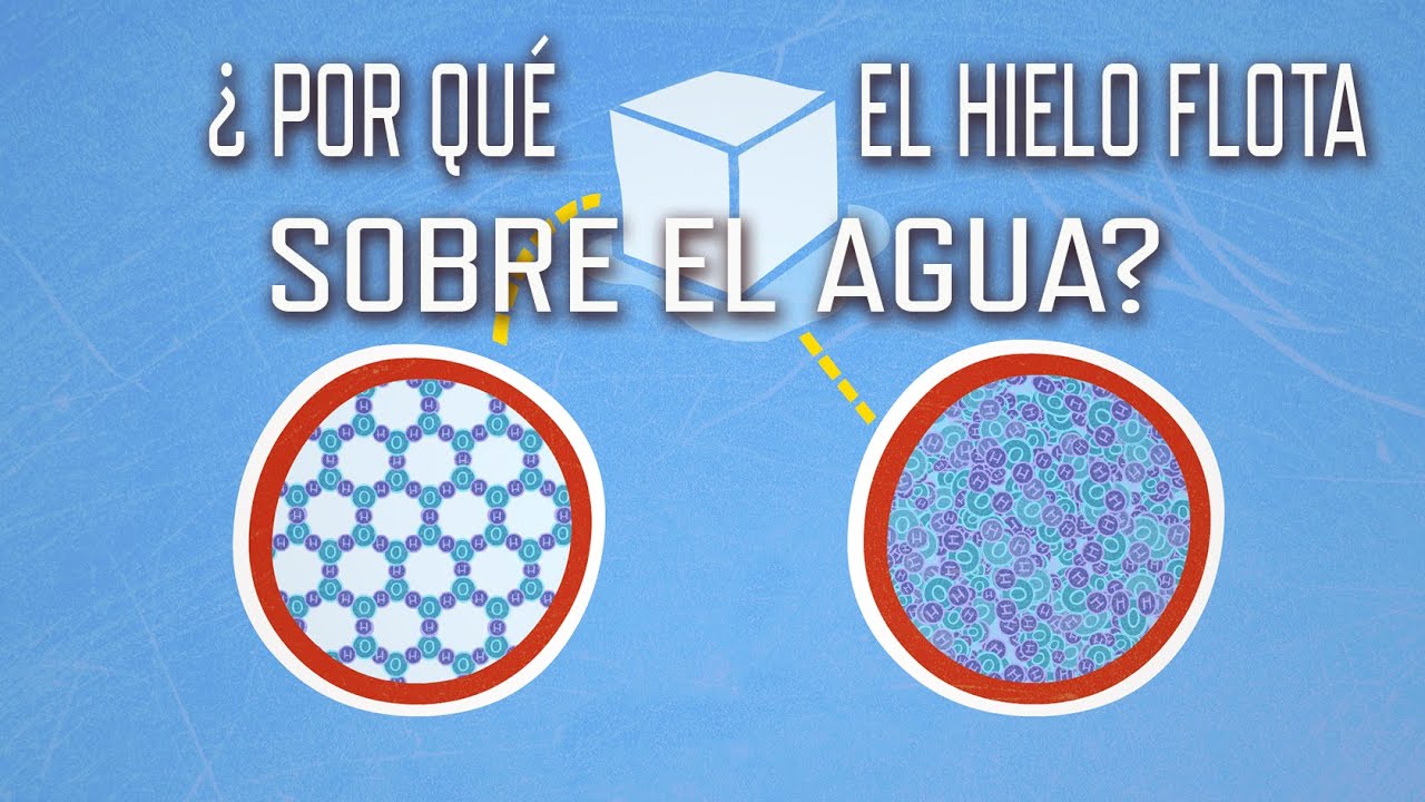 densidad del hielo y del agua